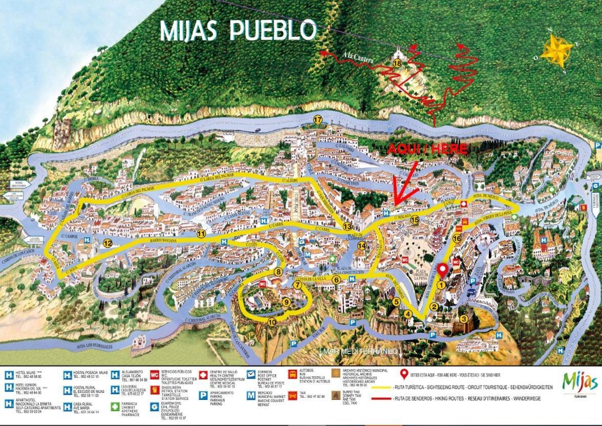 Precioso Apartamento Con Vistas En El Centro De Mijas Pueblo Buitenkant foto